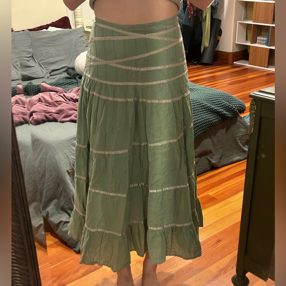 Sea-foam Green Vintage Skirt